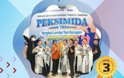 UKM SENTRAMADA Menjadi Juara Pekan Seni Mahasiswa Tingkat Daerah (PEKSIMIDA) Jawa Tengah 2022