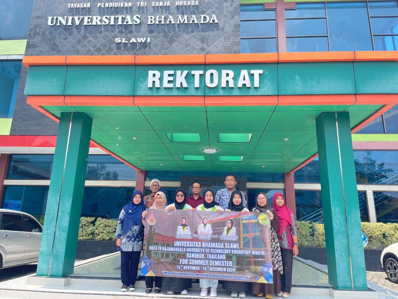 Mahasiswa Universitas Bhamada Slawi goes to Rajamangala University of Technology Krungthep, Bangkok Thailand for Summer Semester